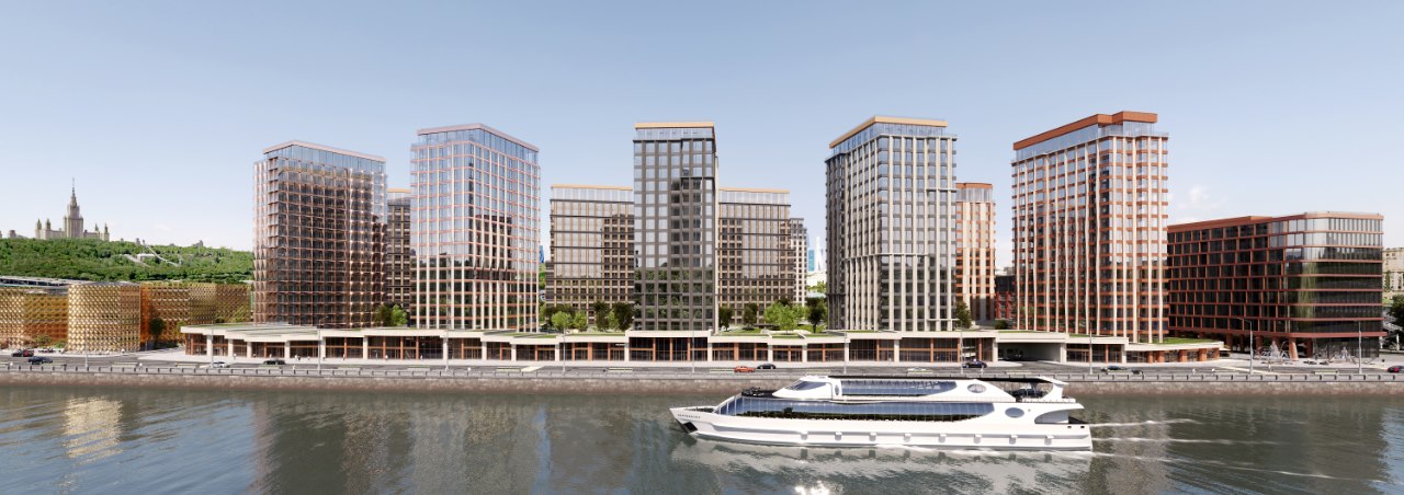 На месте завода выросла «элитка». Фото: Luzhniki Collection